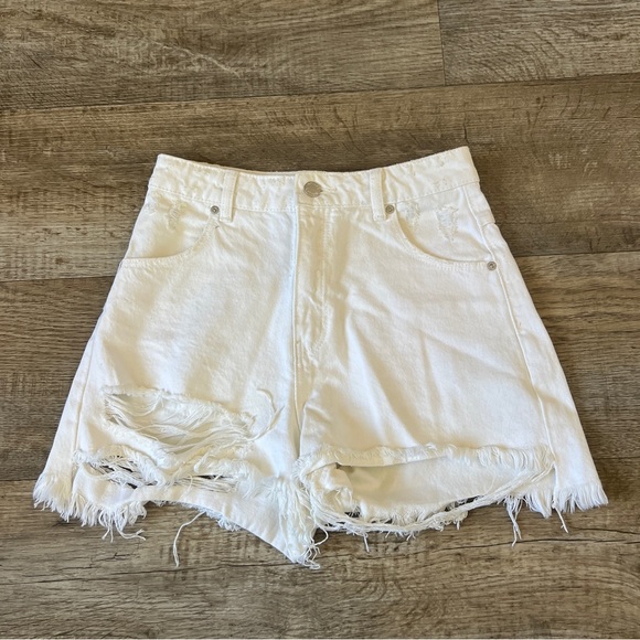 Rolla’s High Rise Duster Layla Shorts in Buttercream - Picture 4 of 10